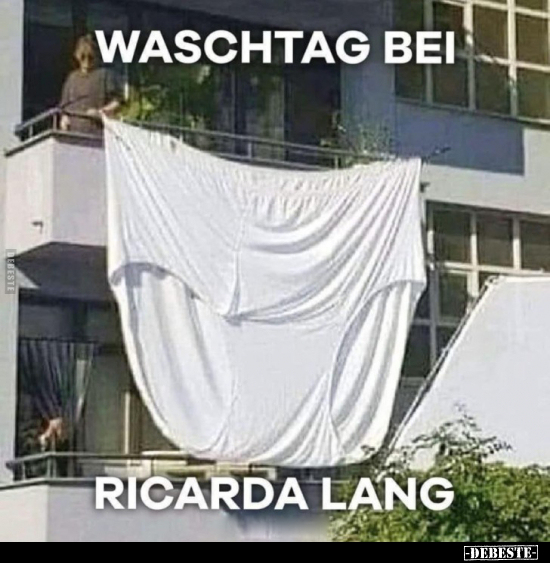 Waschtag bei Ricarda...;-)