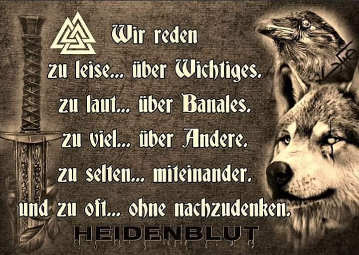 Wir reden...