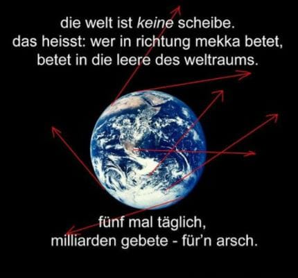 Gebete für´n Arsch... ;-)